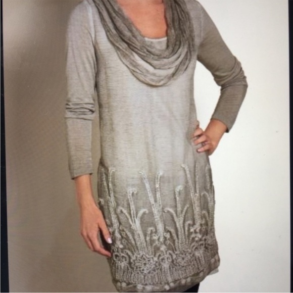 Soft Surroundings Silk Beaux Arts Tunic & Cami Large - Picture 15 of 15